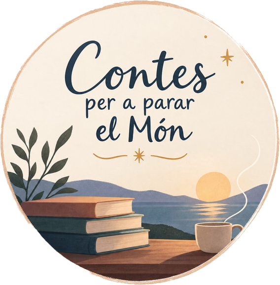 Logotip oficial de Contes per a parar el món de Jessica Calvo